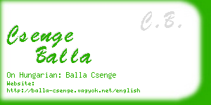 csenge balla business card